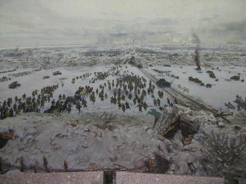 диорама Прорыв блокады Ленинграда