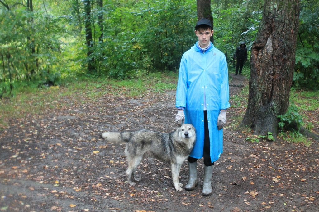 Олег с собакой