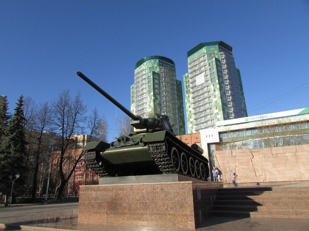 Танк Т-34 в Перми