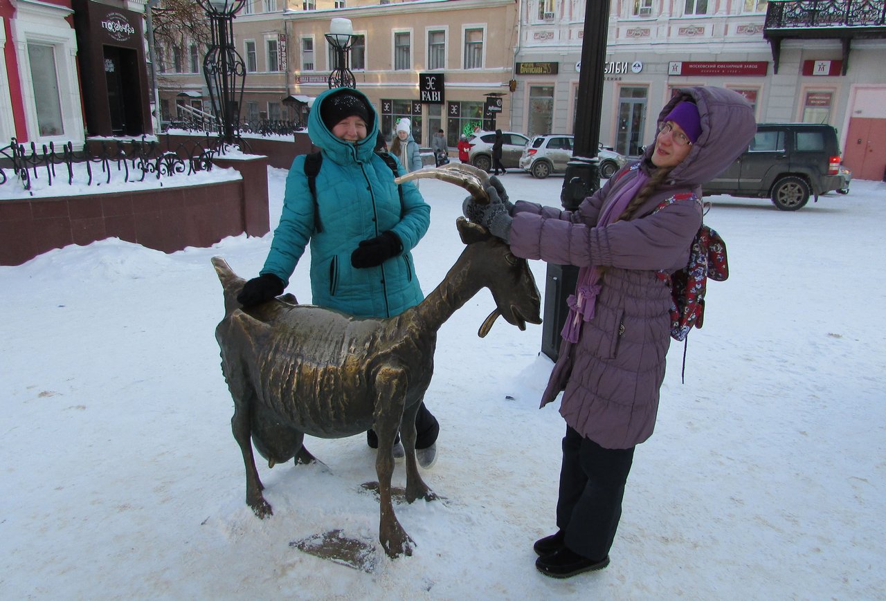 Коза на Покровской