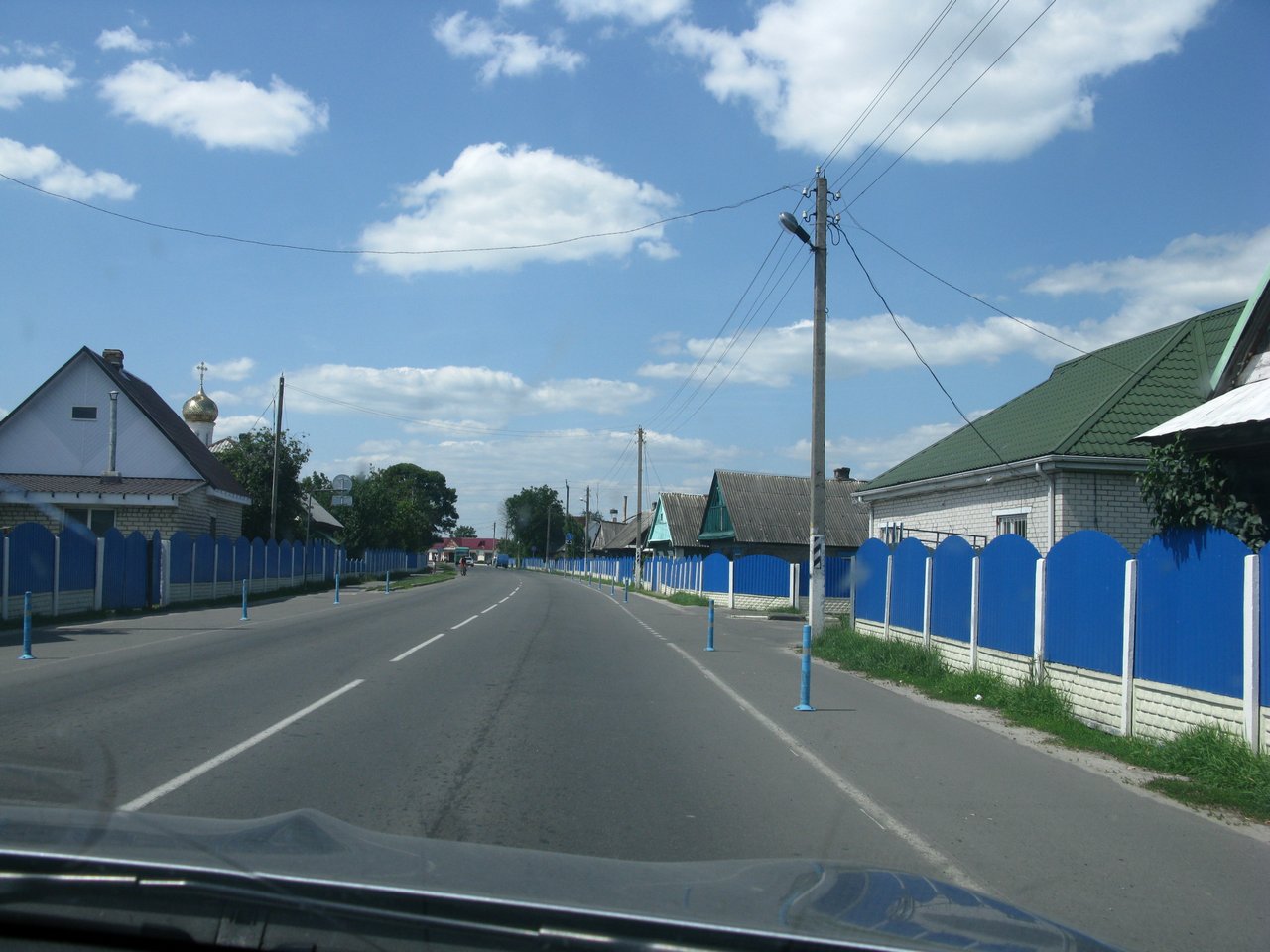 Вдоль по улице белорусской деревни