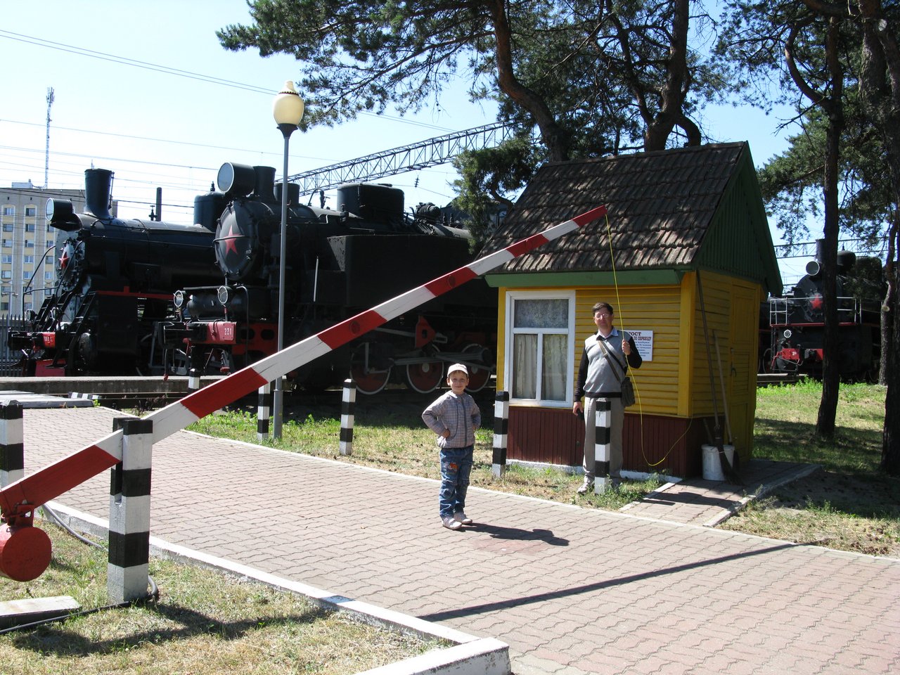 Музей паровозов в Барановичах