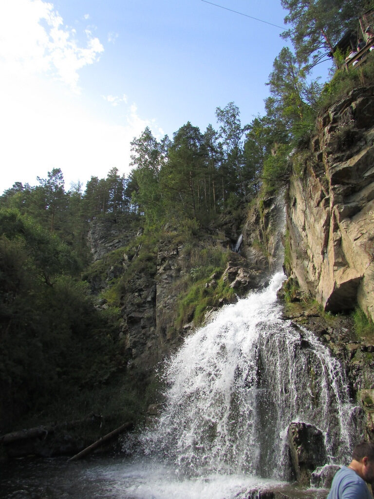 Водопад так назван по имени речки Камышлы